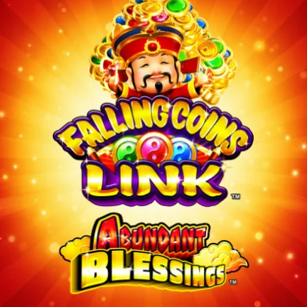 Falling Coins Link Abundant Blessings