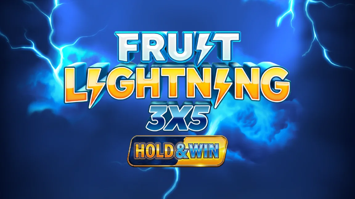 The promotional header for Fruit Lightning 3x5, an online slot game on Betty.ca.