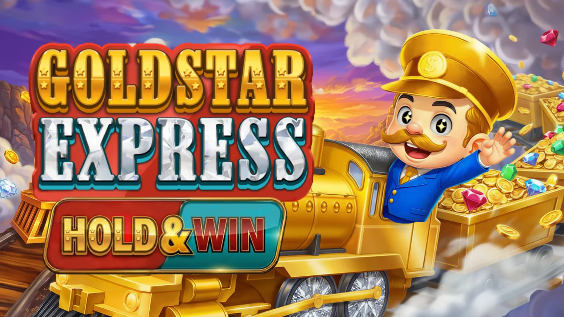 The promotional header for Goldstar Express, an online slot game on Betty.ca.