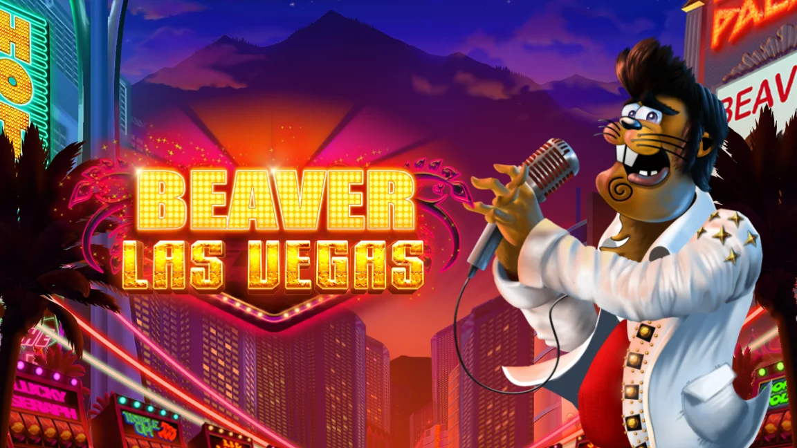 The promotional header for Beaver Las Vegas, an online slot game on Betty.ca.