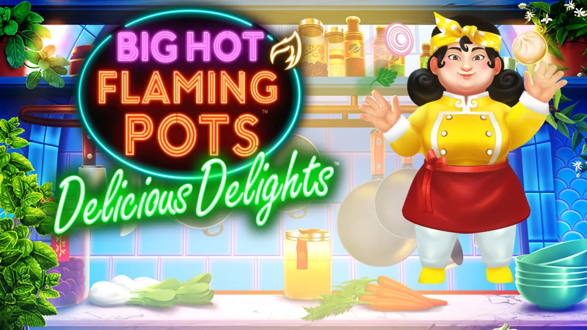 Big Hot Flaming Pots Delicious Delights