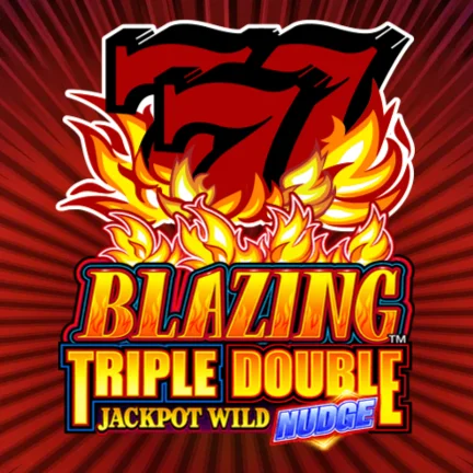 Blazing 777 Triple Double Jackpot Wild Nudge