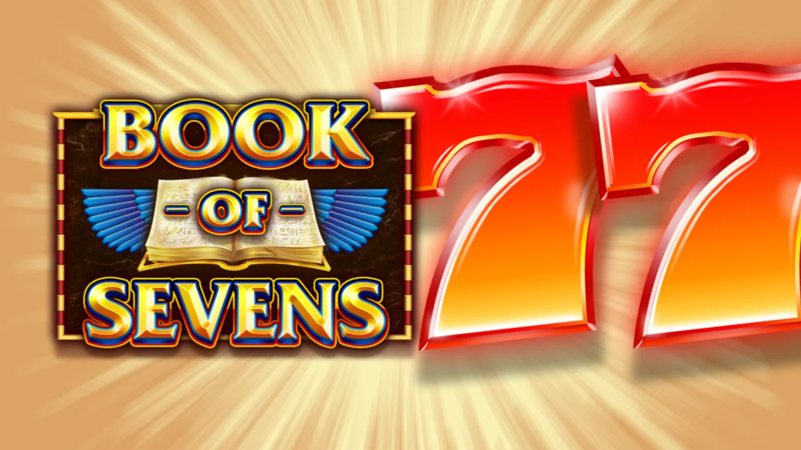 The promotional header for Book of Sevens, an online slot game on Betty.ca.