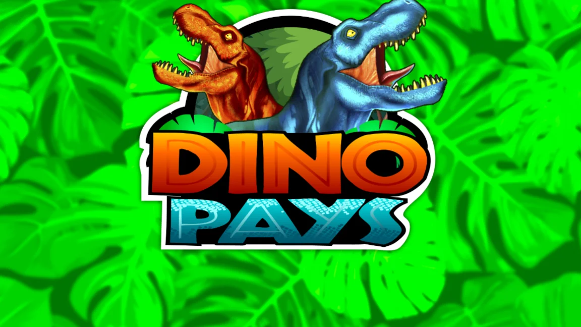 The promotional header for Dino Pays, an online slot game on Betty.ca.