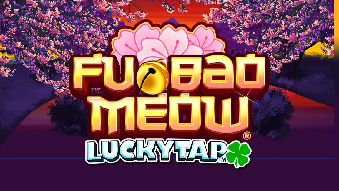 The promotional header for Fu Bao Meow LuckyTap™, an online slot game on Betty.ca.