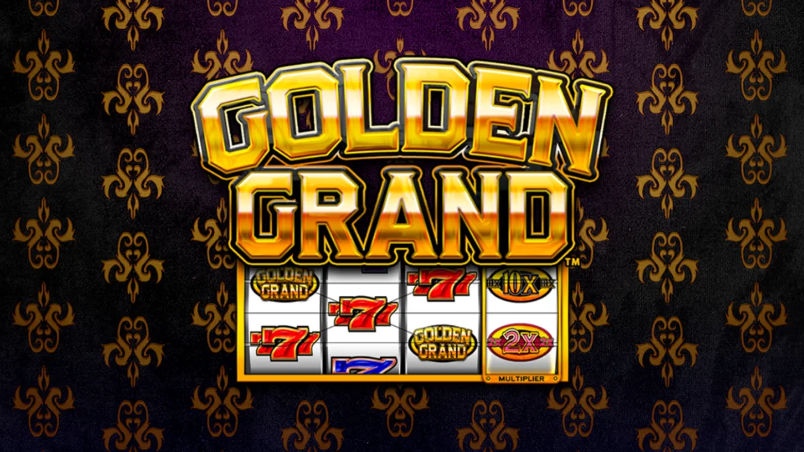 The promotional header for Golden Grand, an online slot game on Betty.ca.