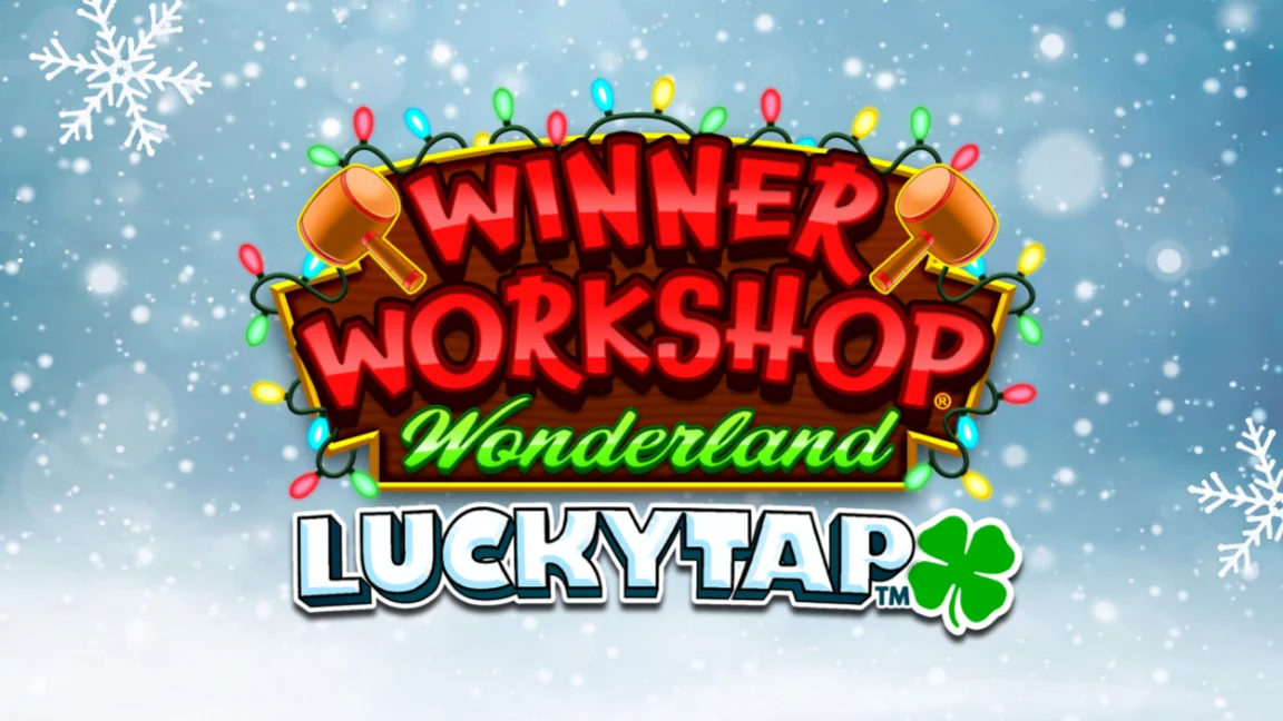 The promotional header for Winner Workshop Wonderland LuckyTap™, an online slot game on Betty.ca.