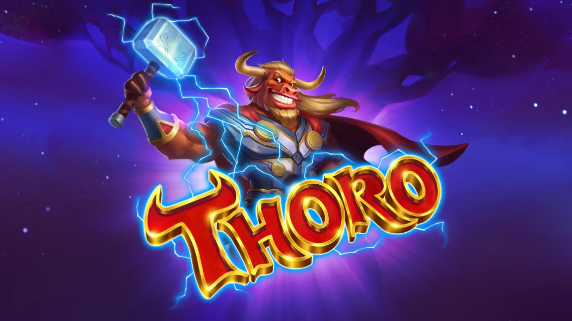 The promotional header for Thoro, an online slot game on Betty.ca.