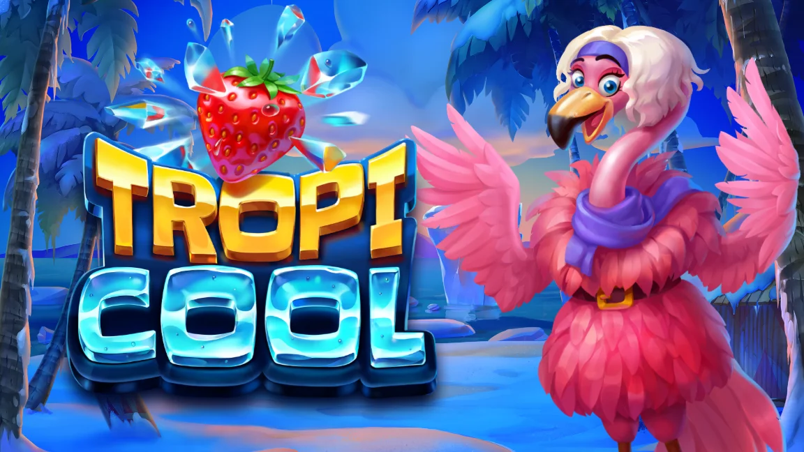The promotional header for Tropicool, an online slot game on Betty.ca.