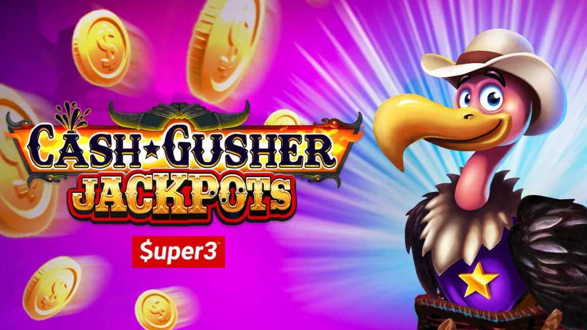 Cash Gusher Jackpots - Super 3