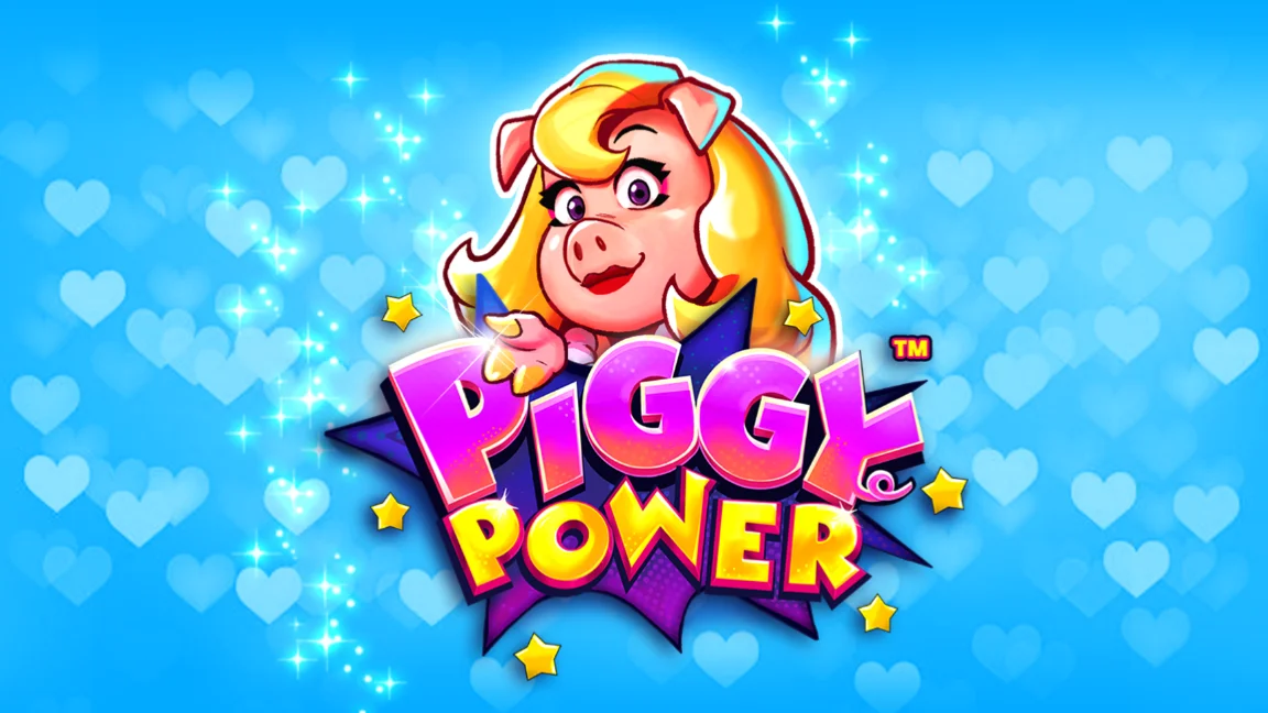 The promotional header for Piggy Power, an online slot game on Betty.ca.