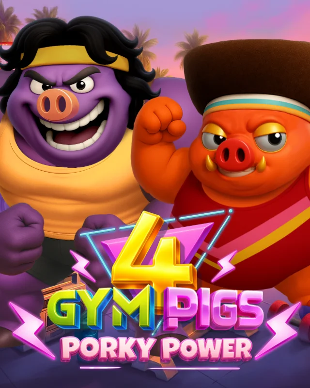 4 Gym Pigs - Porky Power