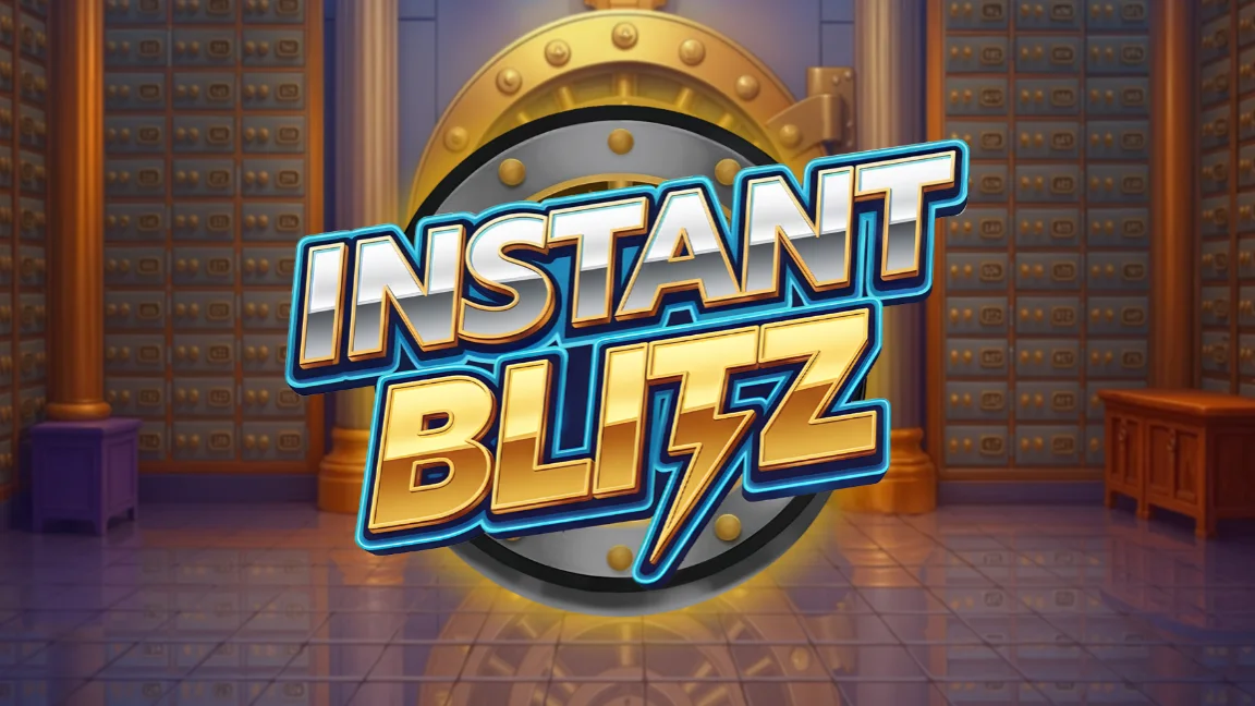 The promotional header for Instant Blitz, an online slot game on Betty.ca.