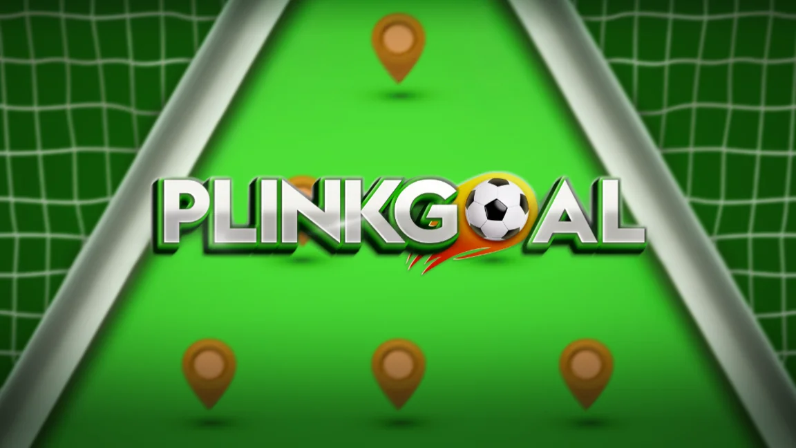 The promotional header for Plinkgoal, an online slot game on Betty.ca.