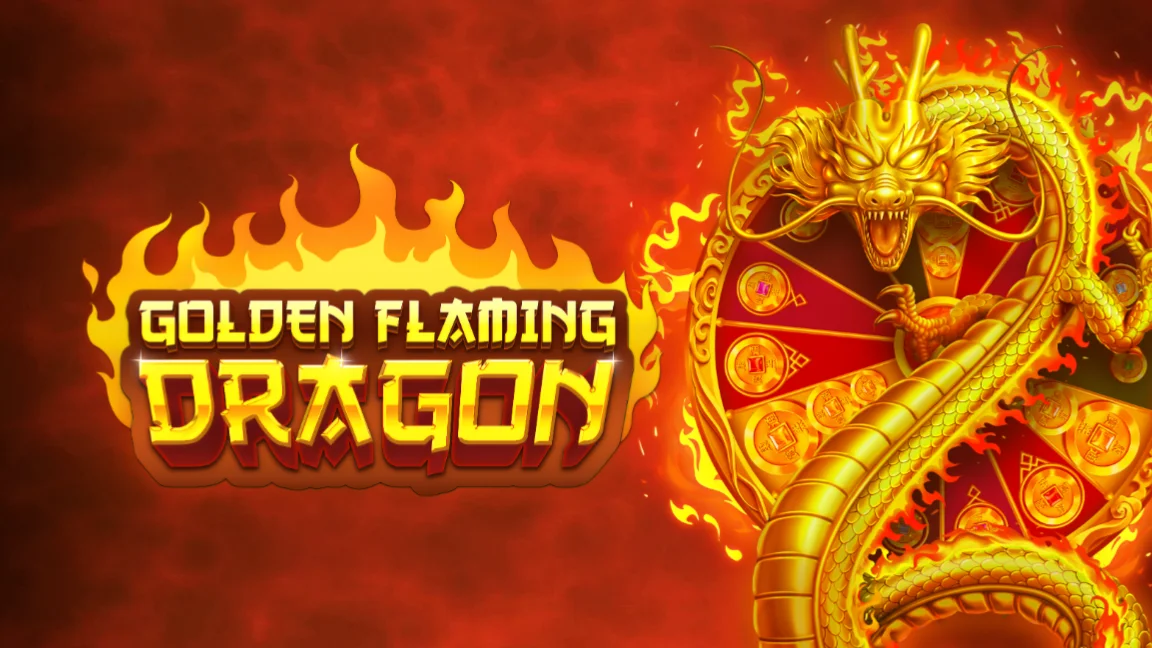 The promotional header for Golden Flaming Dragon Buy Bonus, an online slot game on Betty.ca.