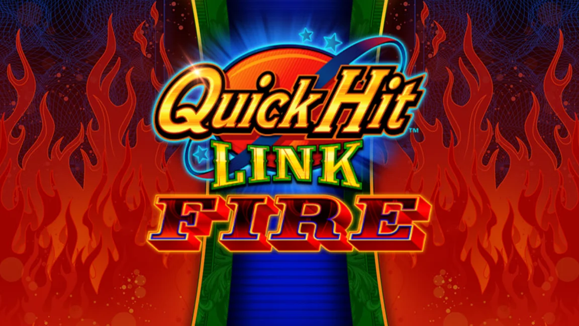 The promotional header for Quick Hit Link - Fire, an online slot game on Betty.ca.