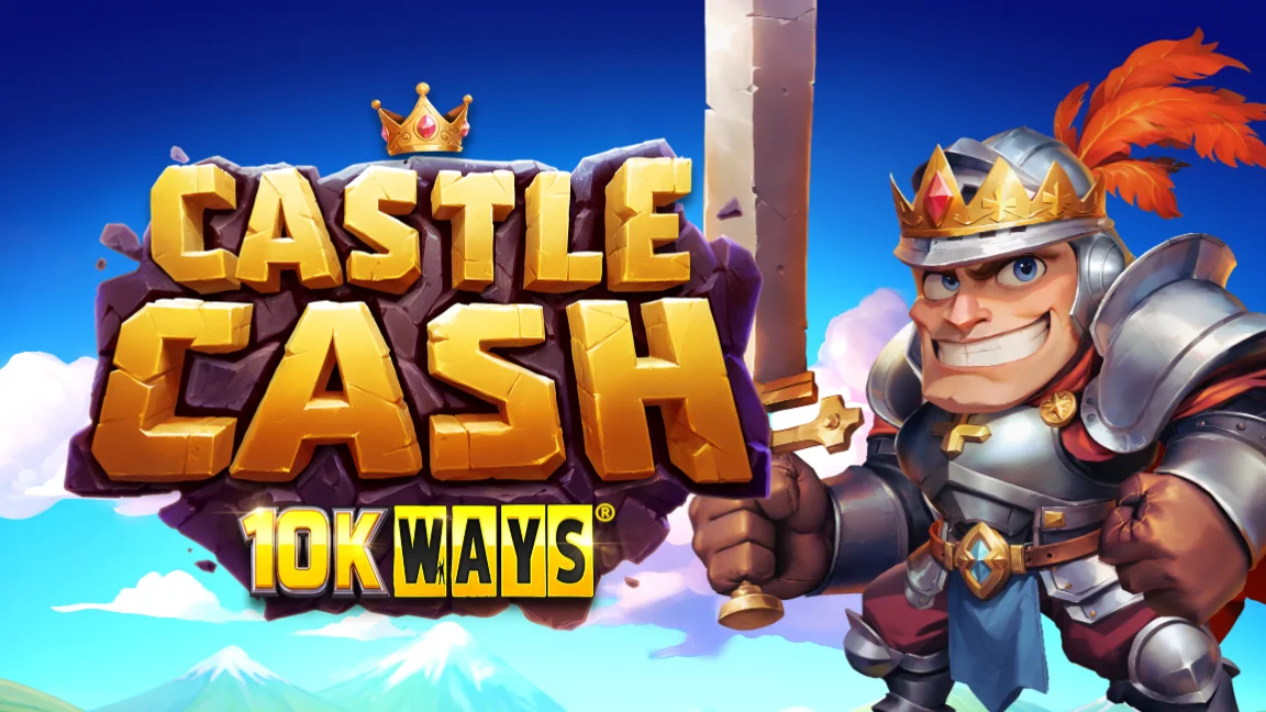The promotional header for Castle Cash 10K Ways, an online slot game on Betty.ca.