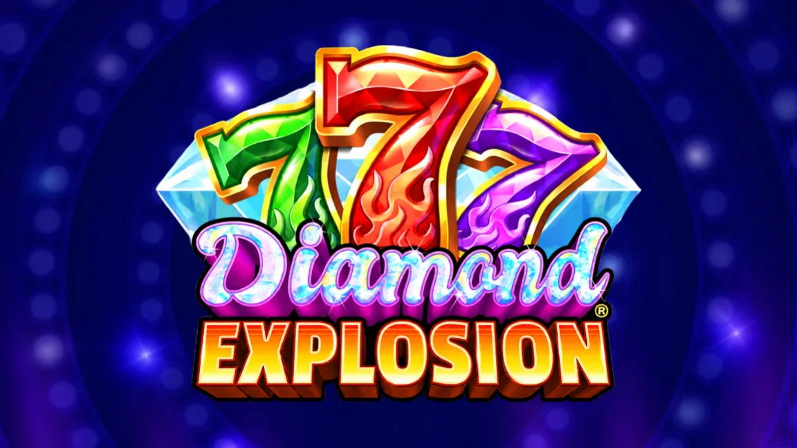 The promotional header for Diamond Explosion 777, an online slot game on Betty.ca.