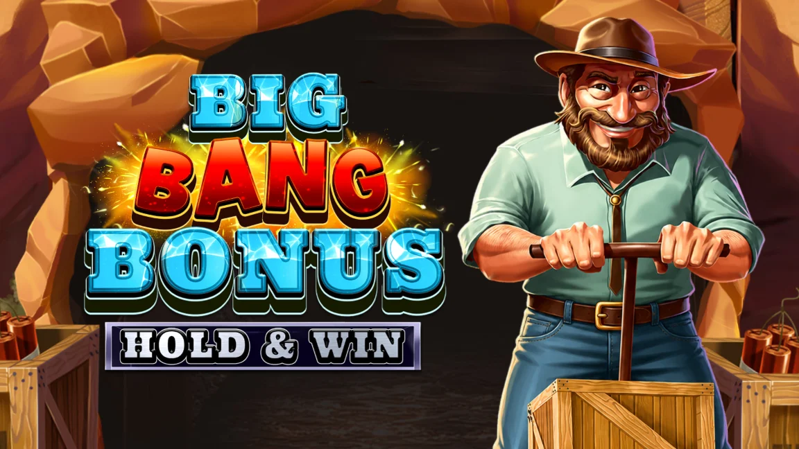 The promotional header for Big Bang Bonus: Hold & Win, an online slot game on Betty.ca.