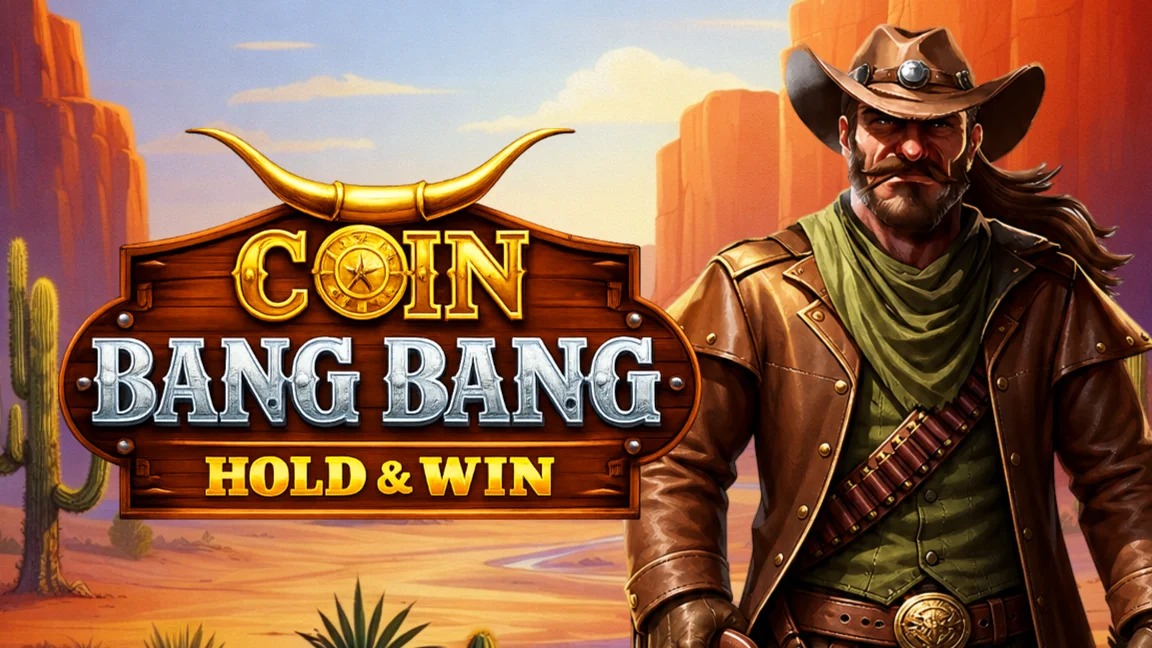 The promotional header for Coin Bang Bang: Hold & Win, an online slot game on Betty.ca.
