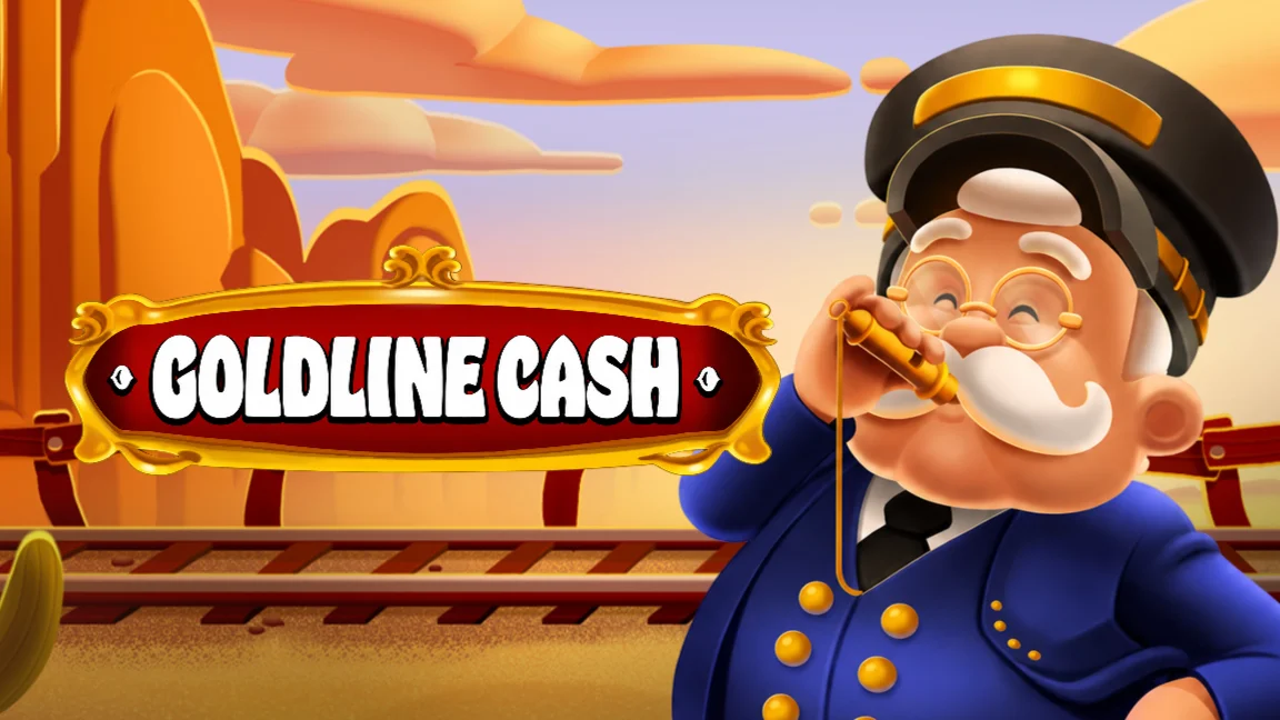 The promotional header for Goldline Cash: Hold & Win, an online slot game on Betty.ca.