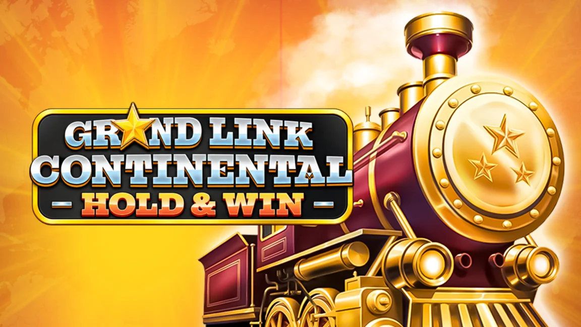 The promotional header for Grand Link Contintental: Hold & Win, an online slot game on Betty.ca.