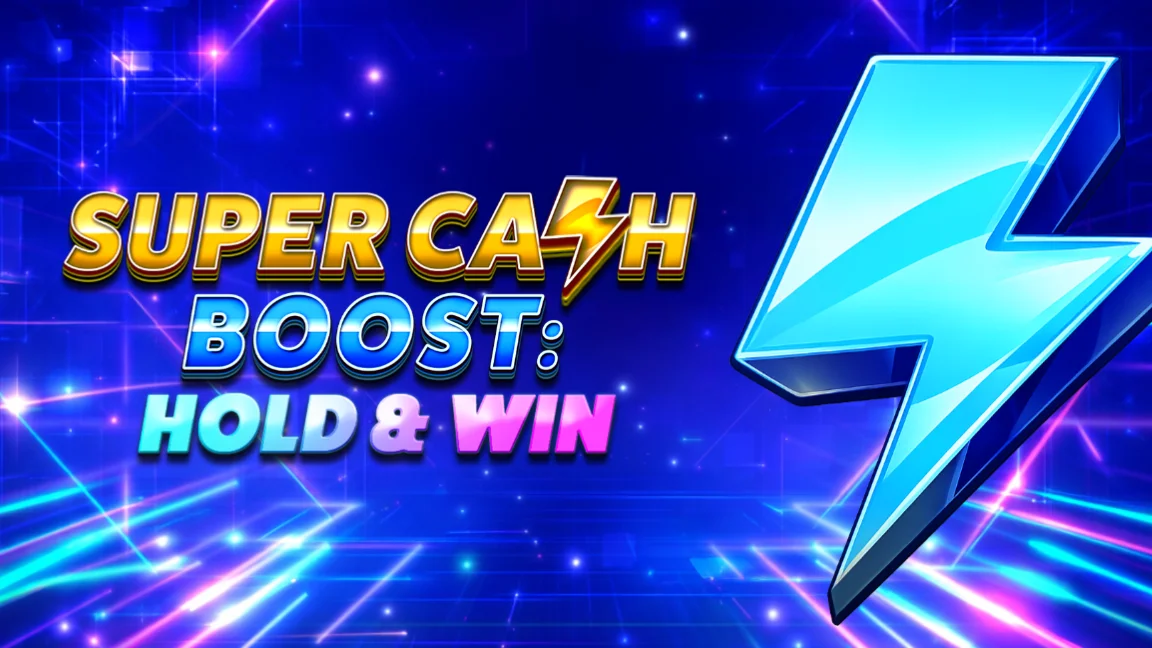 The promotional header for Super Cash Boost: Hold & Win, an online slot game on Betty.ca.