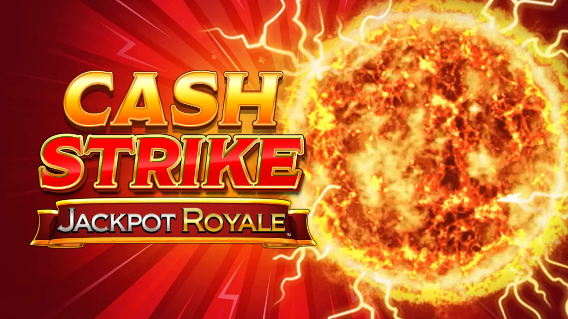 The promotional header for Cash Strike Jackpot Royale, an online slot game on Betty.ca.