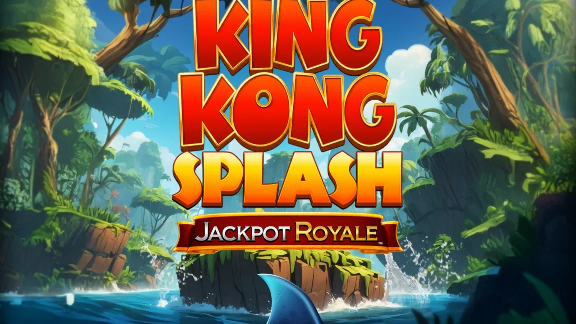 The promotional header for King Kong Splash Jackpot Royale, an online slot game on Betty.ca.