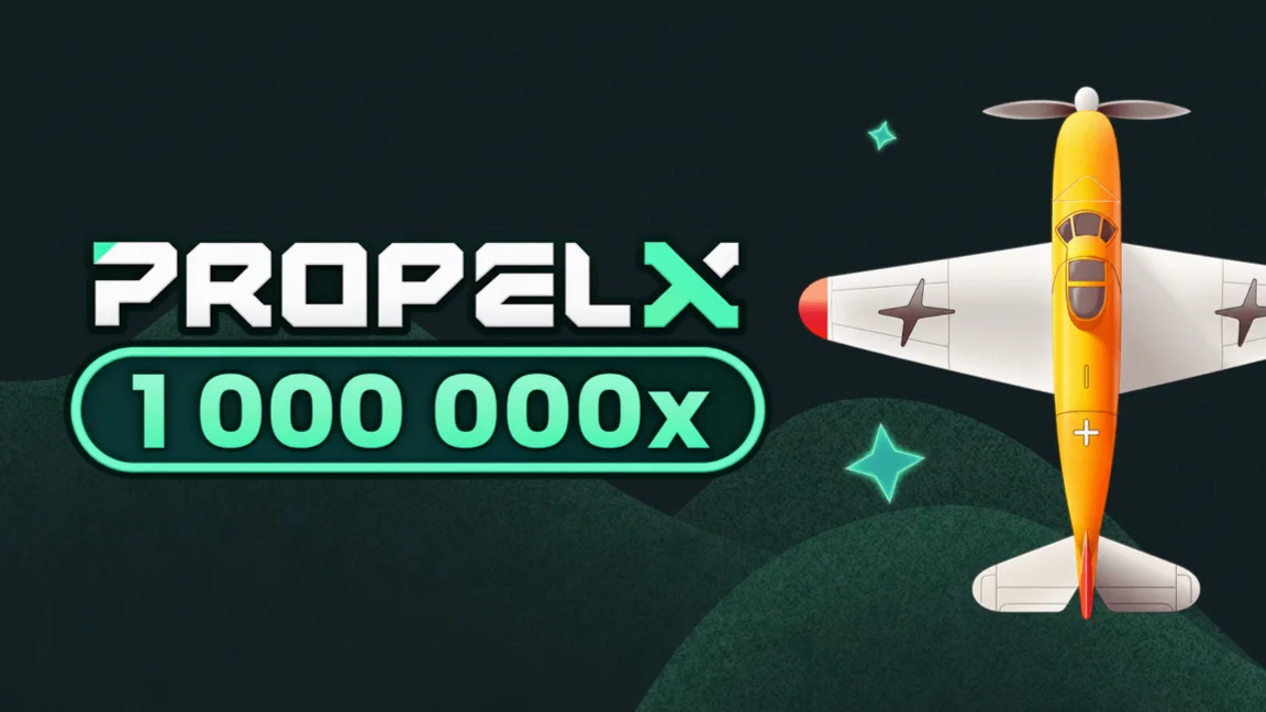 The promotional header for PropelX, an online slot game on Betty.ca.
