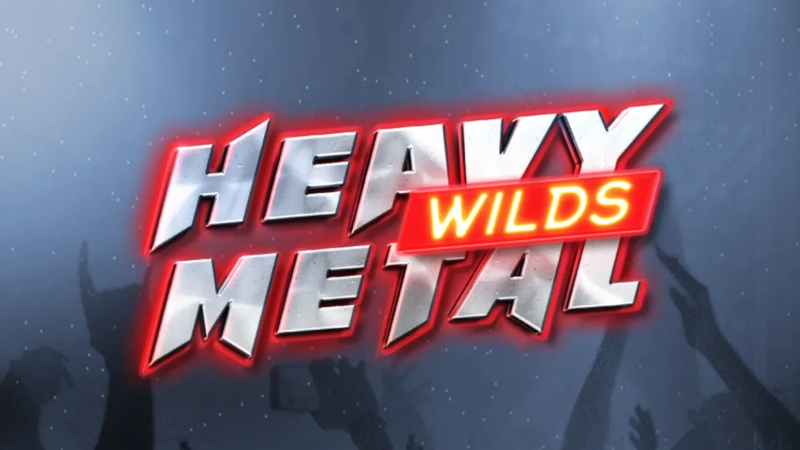 The promotional header for Heavy Metal Wilds, an online slot game on Betty.ca.