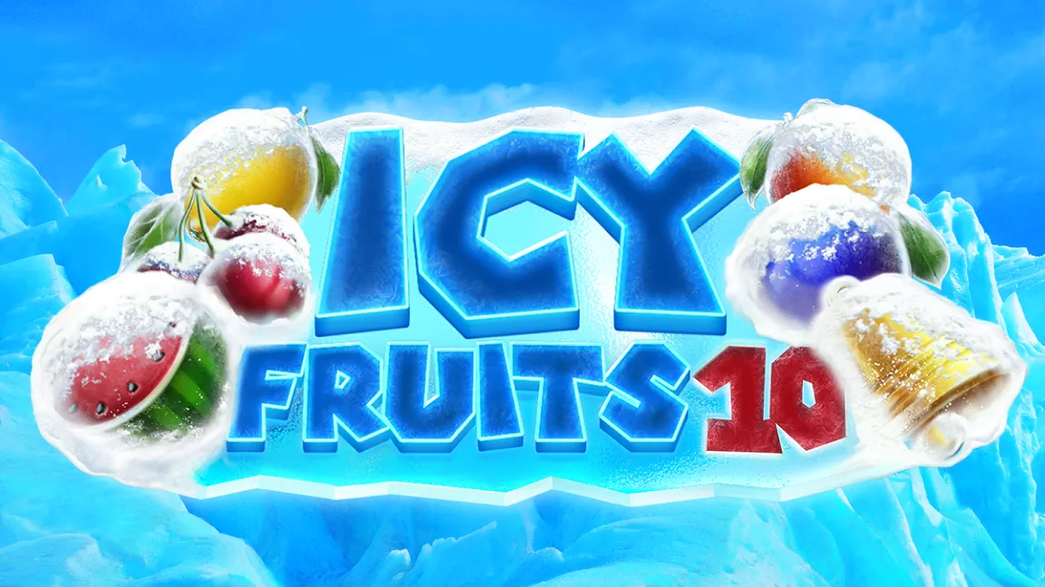 The promotional header for Icy Fruits 10, an online slot game on Betty.ca.