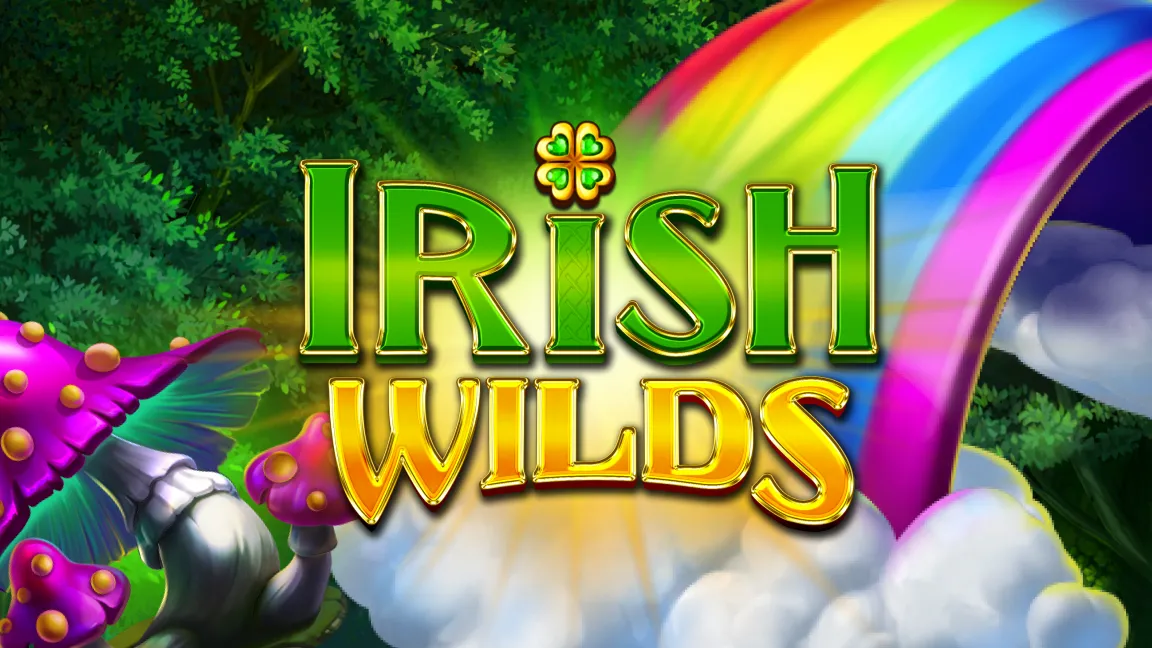 The promotional header for Irish Wilds, an online slot game on Betty.ca.