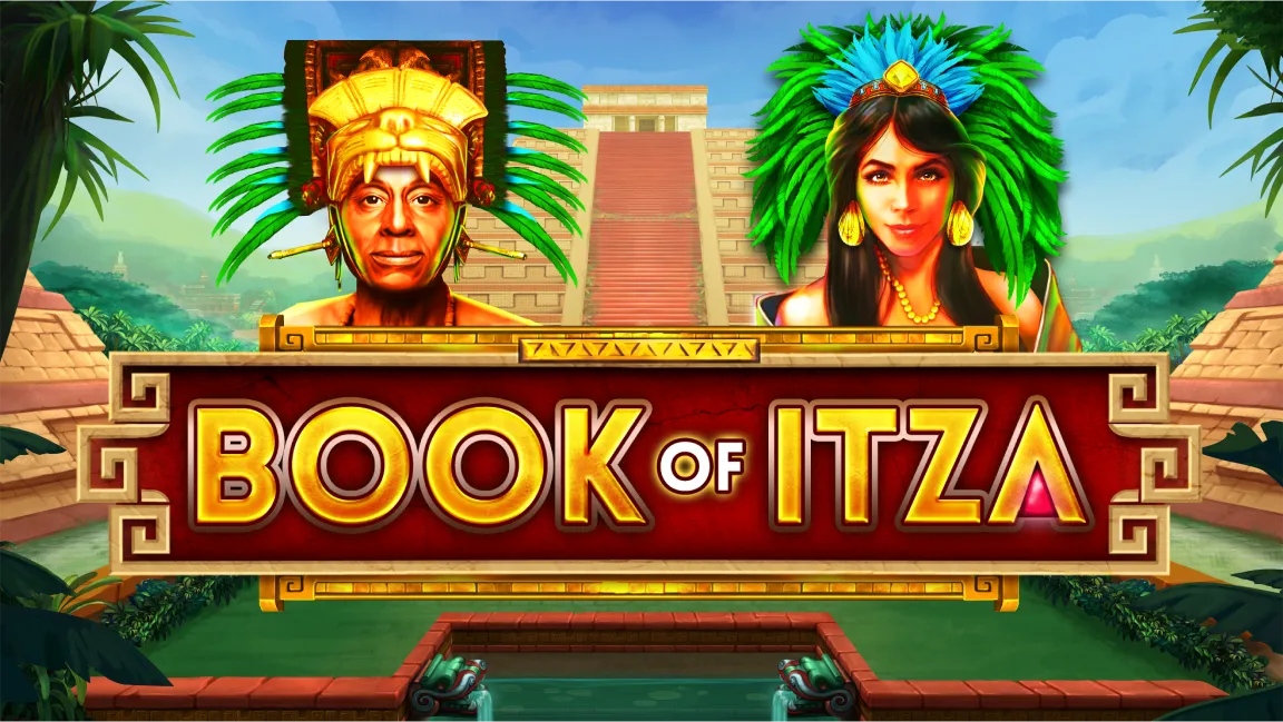 The promotional header for Book of Itza, an online slot game on Betty.ca.