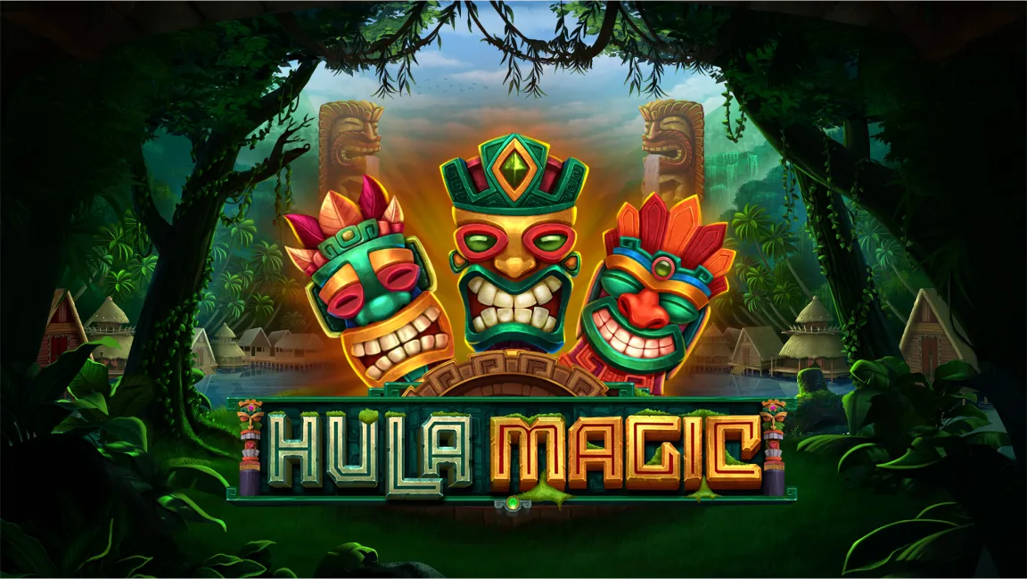 The promotional header for Hula Magic, an online slot game on Betty.ca.