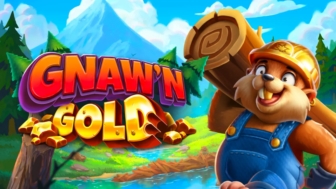 The promotional header for Gnaw'n Gold, an online slot game on Betty.ca.