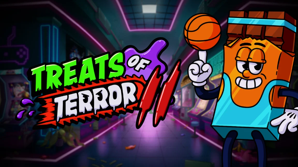 The promotional header for Treats of Terror II, an online slot game on Betty.ca.