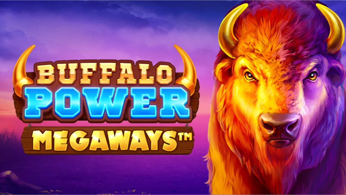The promotional header for Buffalo Power Megaways™, an online slot game on Betty.ca.