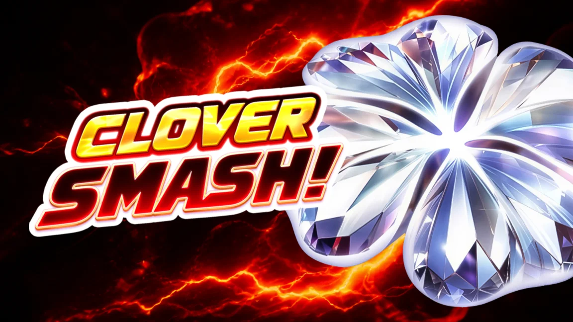 The promotional header for Clover Smash, an online slot game on Betty.ca.