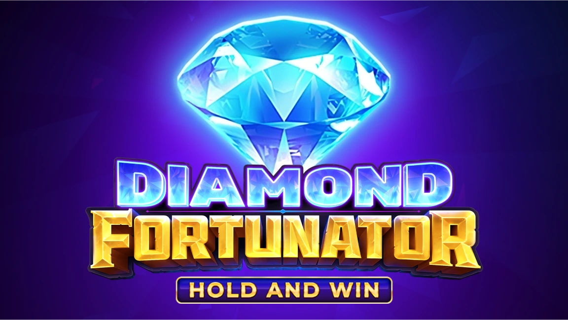 The promotional header for Diamond Fortunator: Hold and Win, an online slot game on Betty.ca.