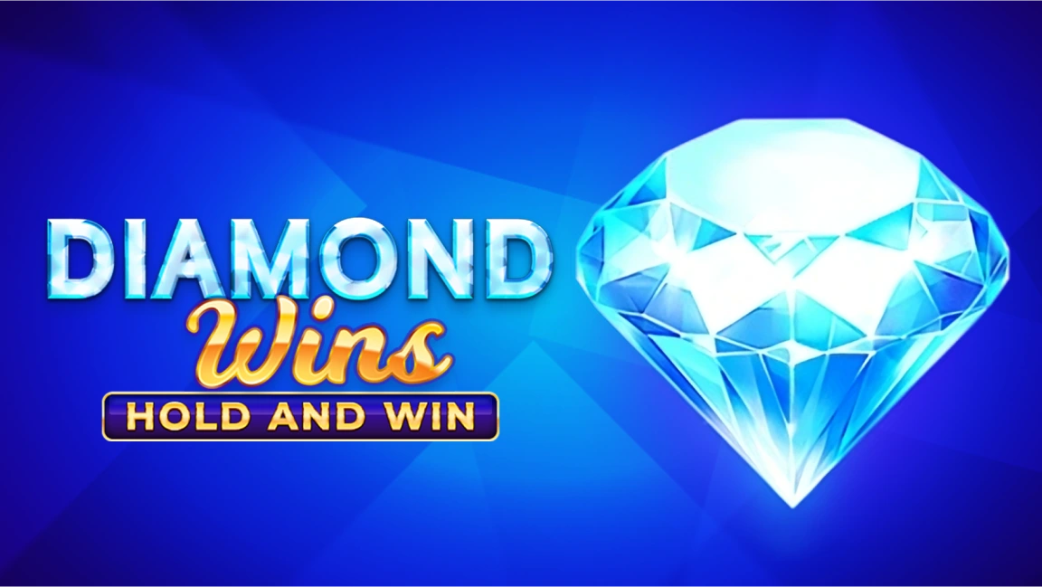 The promotional header for Diamond Wins: Hold and Win, an online slot game on Betty.ca.