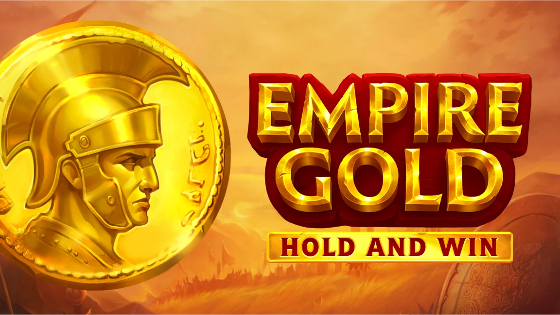 The promotional header for Empire Gold: Hold and Win, an online slot game on Betty.ca.