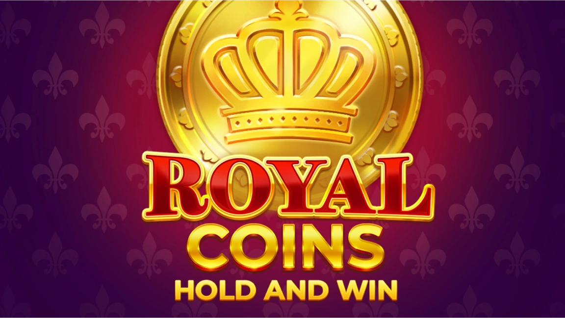 The promotional header for Royal Coins: Hold and Win, an online slot game on Betty.ca.