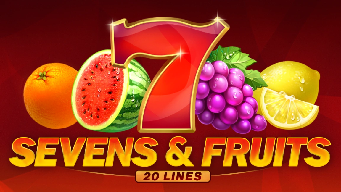 The promotional header for Sevens&Fruits: 20 Lines, an online slot game on Betty.ca.