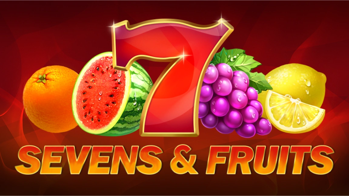 The promotional header for Sevens&Fruits, an online slot game on Betty.ca.