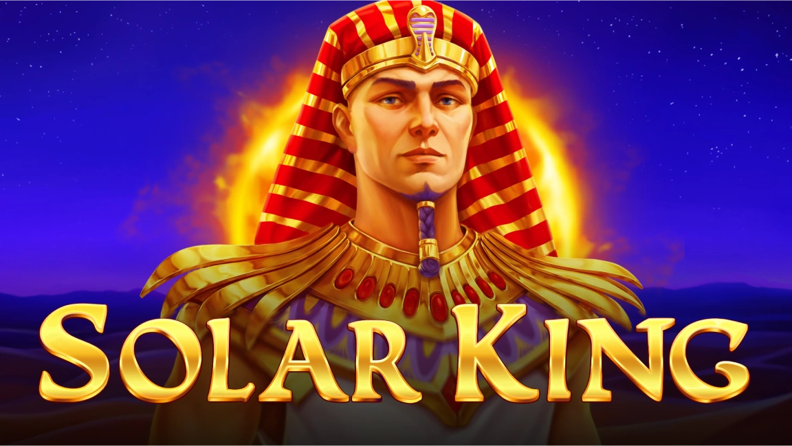 The promotional header for Solar King, an online slot game on Betty.ca.