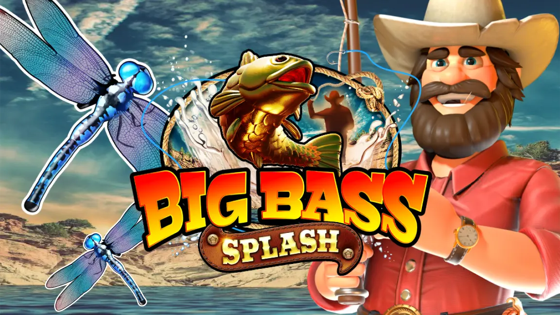 The promotional header for Big Bass Splash, an online slot game on Betty.ca.