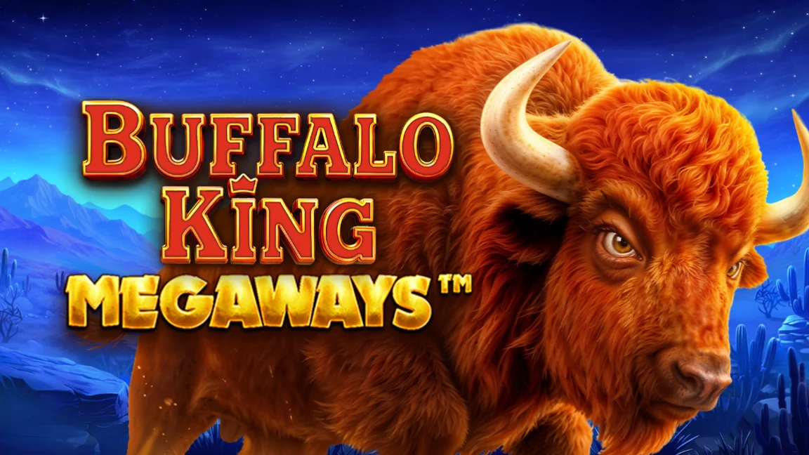 The promotional header for Buffalo King Megaways, an online slot game on Betty.ca.