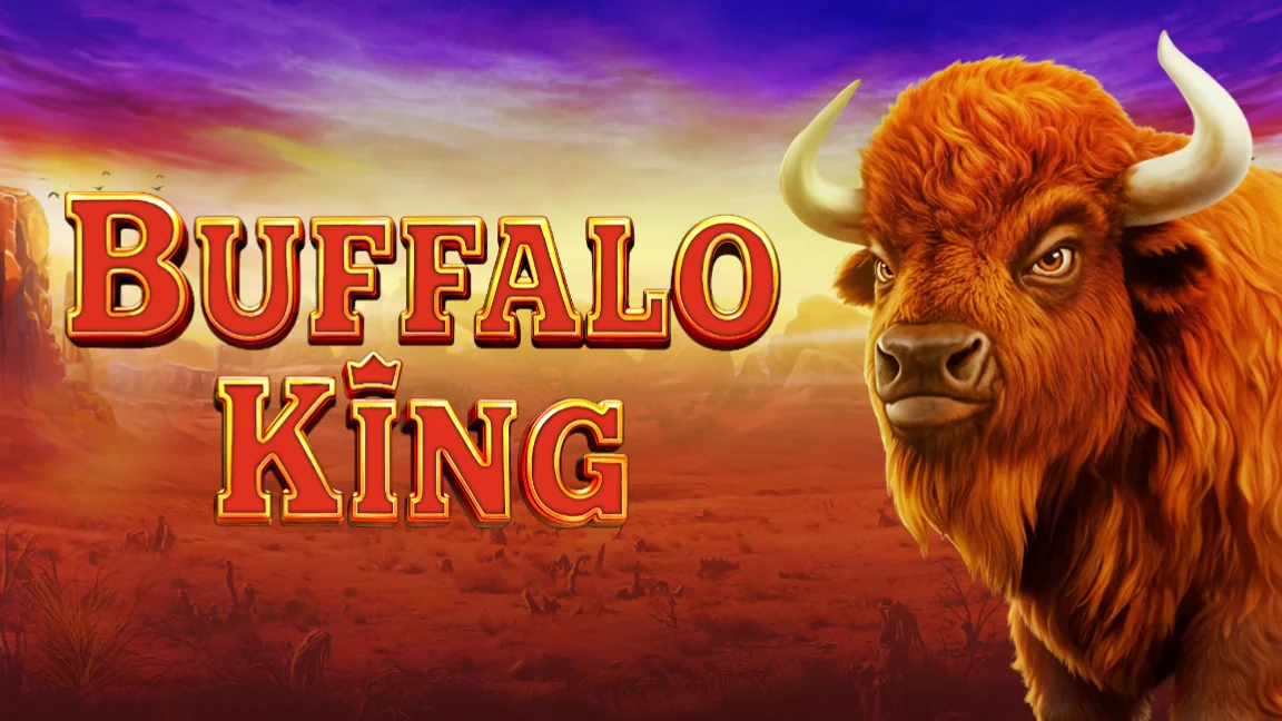 The promotional header for Buffalo King, an online slot game on Betty.ca.