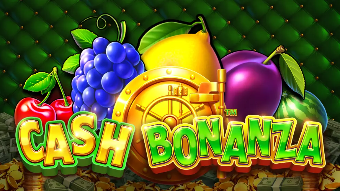 The promotional header for Cash Bonanza, an online slot game on Betty.ca.